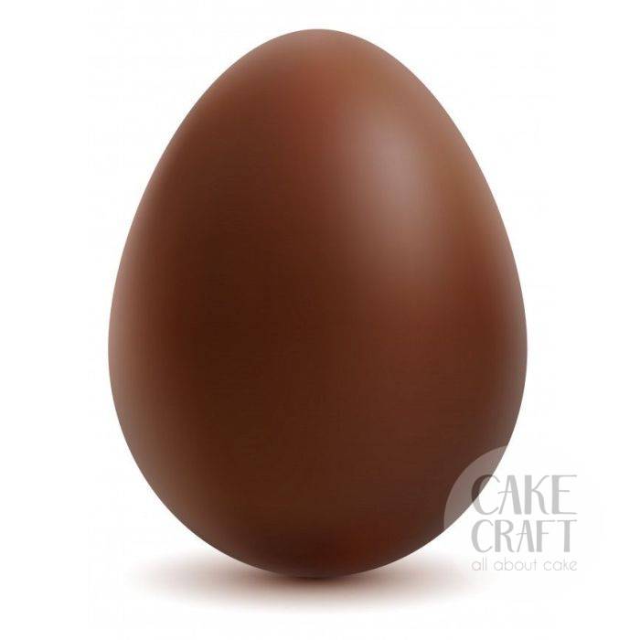 Σοκολατένιο αυγό γάλακτος γυμνό 500gr (23εκ)