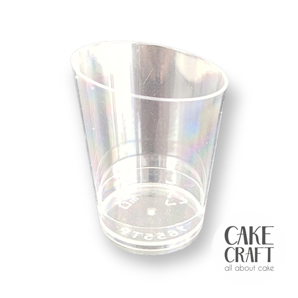 Μπωλ PET - Σφηνάκι ασύμμετρο 60ml 100τμχ