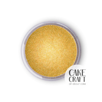 Μη Βρώσιμα Χρώματα - Χρυσό Μεταλλικό ΜΗ ΒΡΩΣΙΜΟ Χρώμα σε σκόνη Fractal Colors - Sparkling Gold / Λαμπερό Χρυσό 10ml