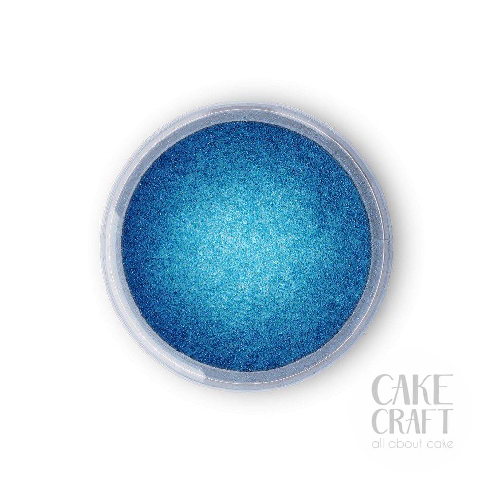 Χρώμα Ζαχαροπλαστικής περλέ σε σκόνη Fractal Colors - Blue Sapphire / Μπλε Ζαφειρίου 10ml