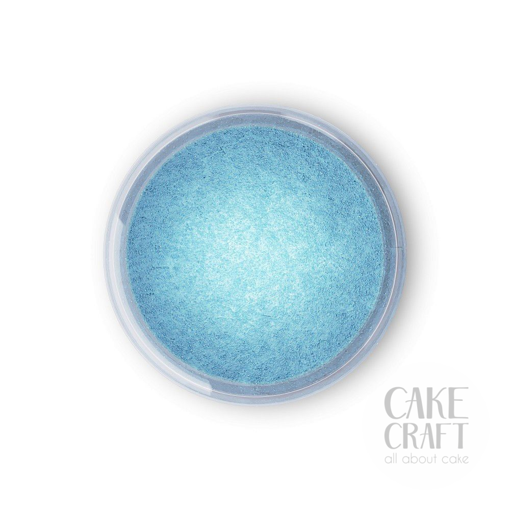 Χρώμα Ζαχαροπλαστικής περλέ σε σκόνη Fractal Colors - Frozen Blue / Απαλό Μπλέ 10ml