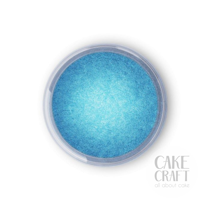 Χρώμα Ζαχαροπλαστικής περλέ σε σκόνη Fractal Colors - Crystal Blue / Έντονο Μπλέ 10ml