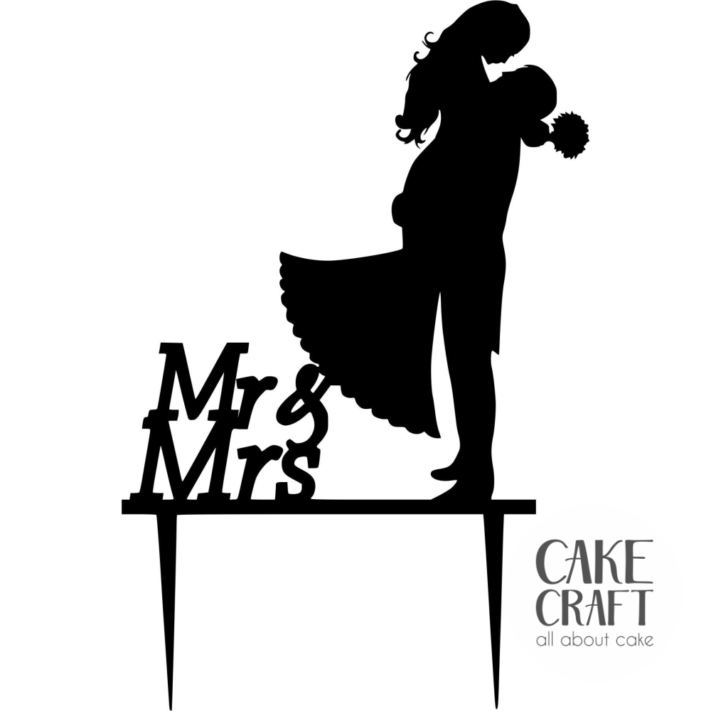 Cake Toppers Γάμου / Βαλεντίνου - Cake Topper Mr / Mrs v3