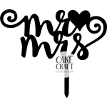 Cake Toppers Γάμου / Βαλεντίνου - Cake Topper Mr / Mrs v5