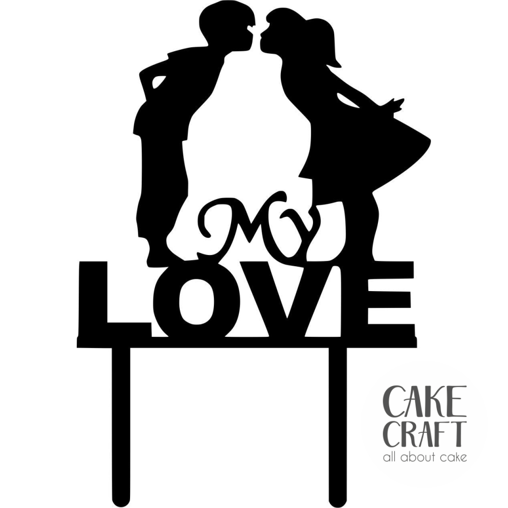 Cake Toppers Γάμου / Βαλεντίνου - Cake Topper My Love