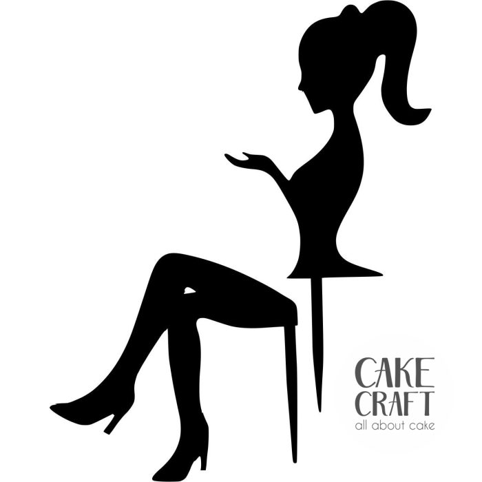 Cake Toppers Διάφορα - Cake Topper Woman 2