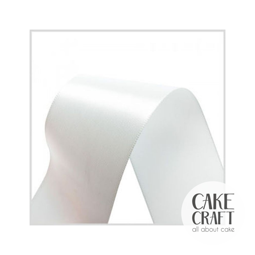 Κορδέλες Σατέν 25mm - Κορδέλα Σατέν Μ.Όψεως 25mm 50M Λευκή