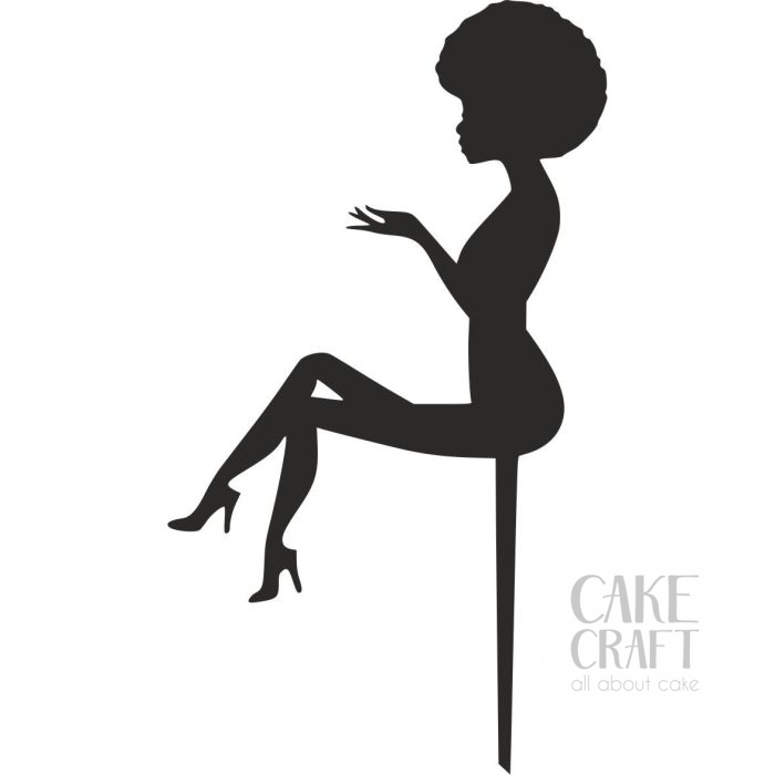 Cake Topper Woman 3