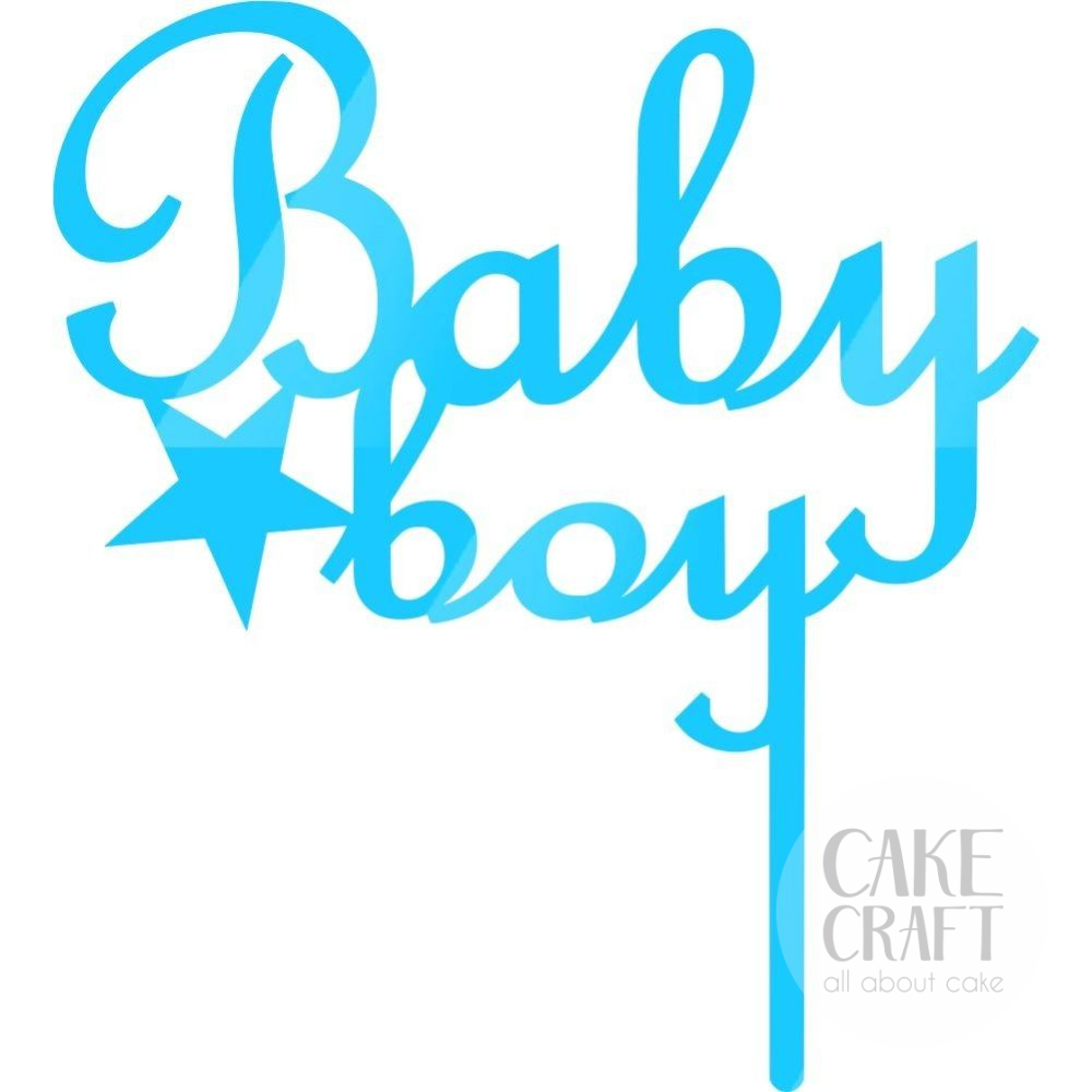 Cake Topper Baby Boy
