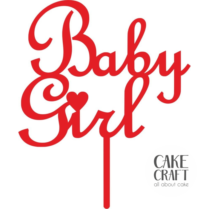 Cake Toppers Γενεθλίων - Cake Topper Baby Girl