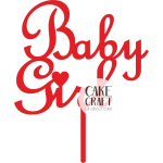 Cake Toppers Γενεθλίων - Cake Topper Baby Girl