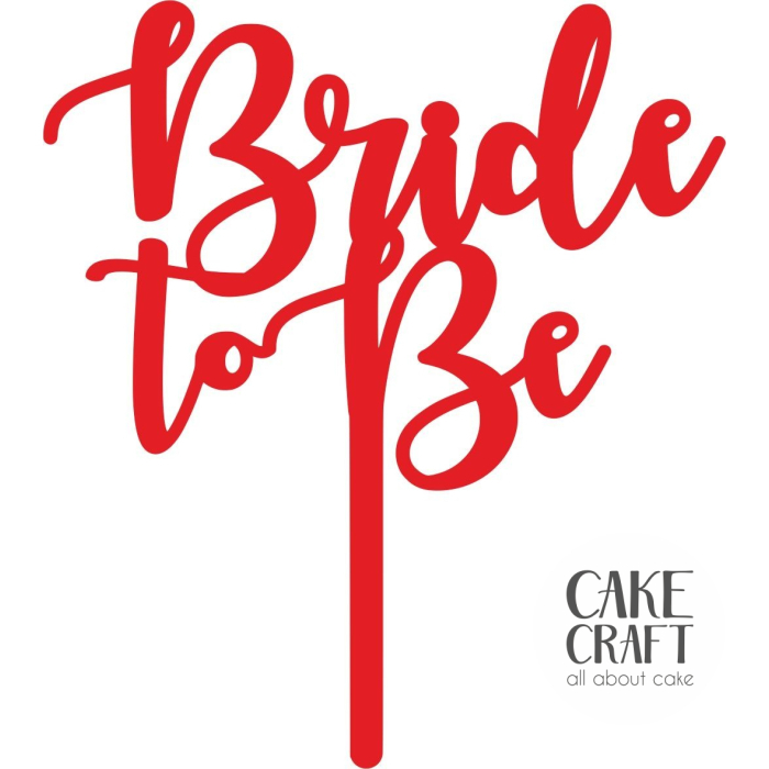 Cake Toppers Γάμου / Βαλεντίνου - Cake Topper Bride to be 1