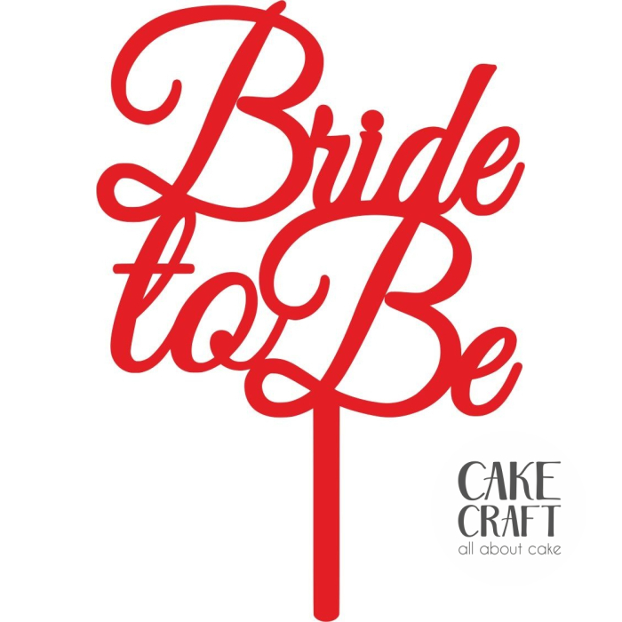 Cake Toppers Γάμου / Βαλεντίνου - Cake Topper Bride to be 2