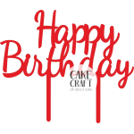 Cake Toppers Γενεθλίων - Cake Topper happy birthday 7