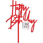 Cake Toppers Γενεθλίων - Cake Topper happy birthday 8