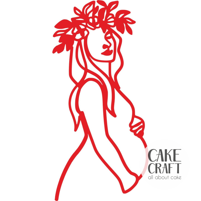 Cake Toppers Διάφορα - Cake Topper Woman Pregnant