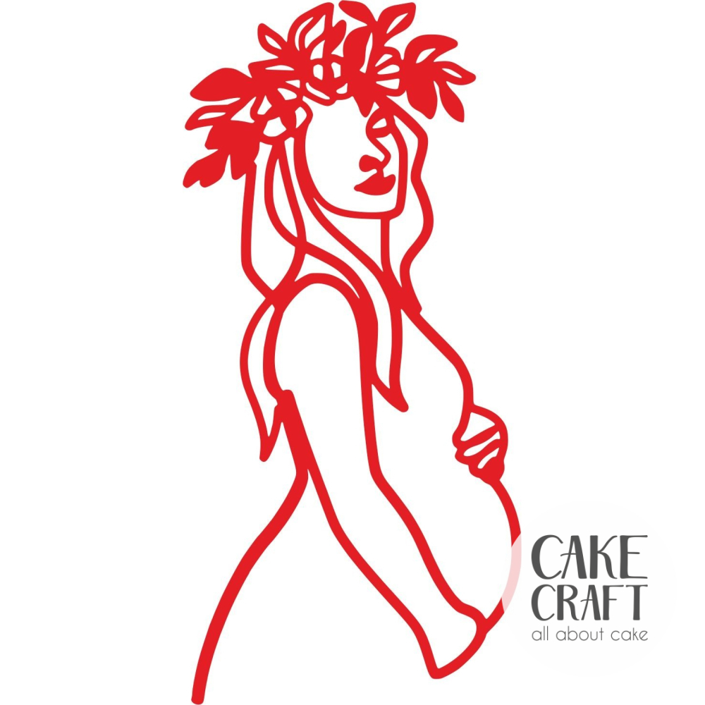 Cake Toppers Διάφορα - Cake Topper Woman Pregnant