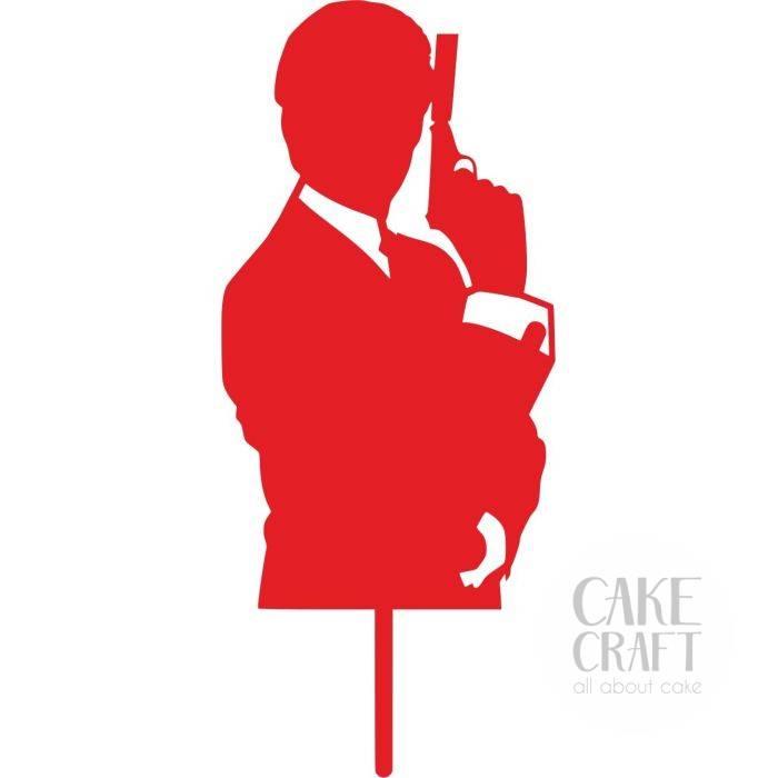 Cake Topper James Bond 1