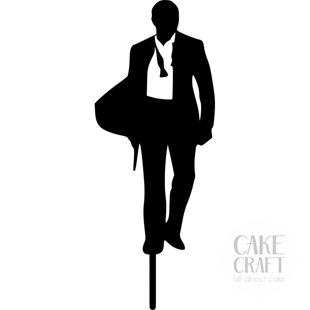 Cake Topper James Bond 2