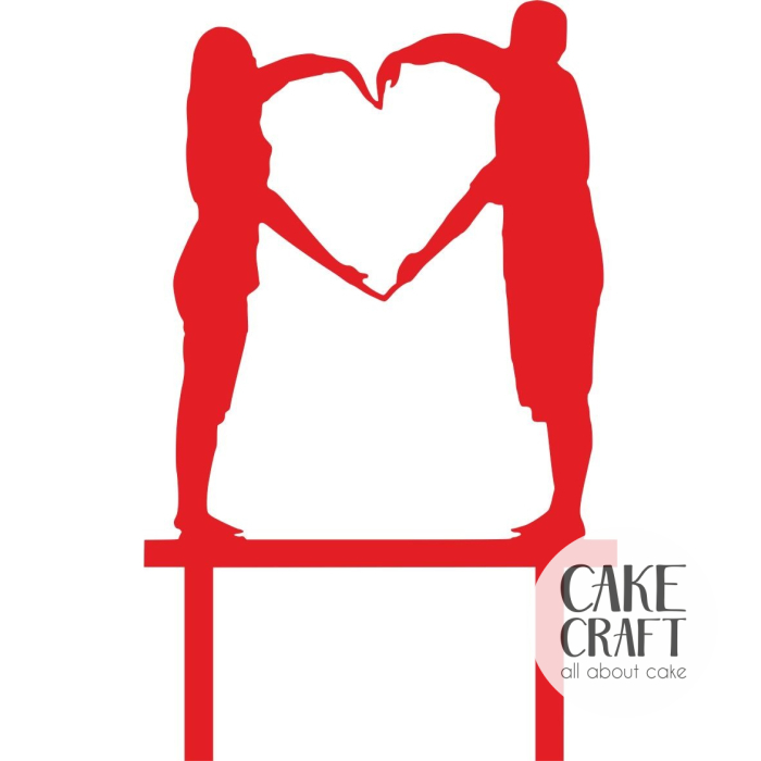 Cake Toppers Γάμου / Βαλεντίνου - Cake Topper Heart 3