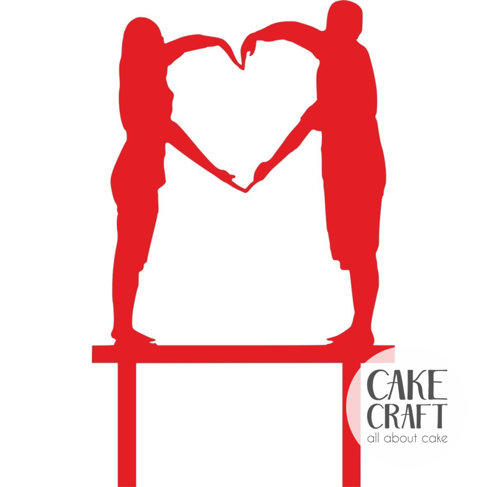 Cake Toppers Γάμου / Βαλεντίνου - Cake Topper Heart 3