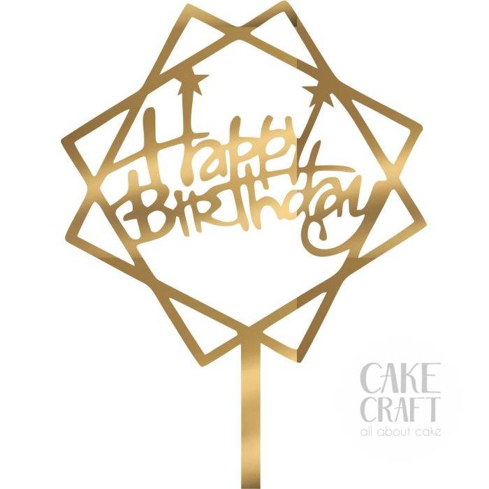 Cake Topper happy birthday 9