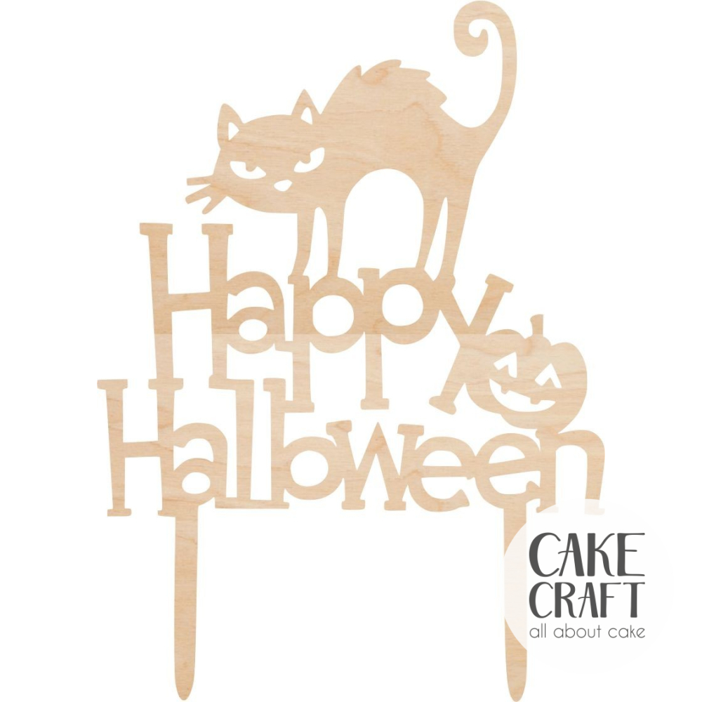 Cake Toppers Halloween - Cake Topper happy Halloween 2