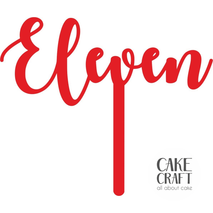 Cake Toppers Νούμερα / Αριθμοί - Cake Topper Eleven