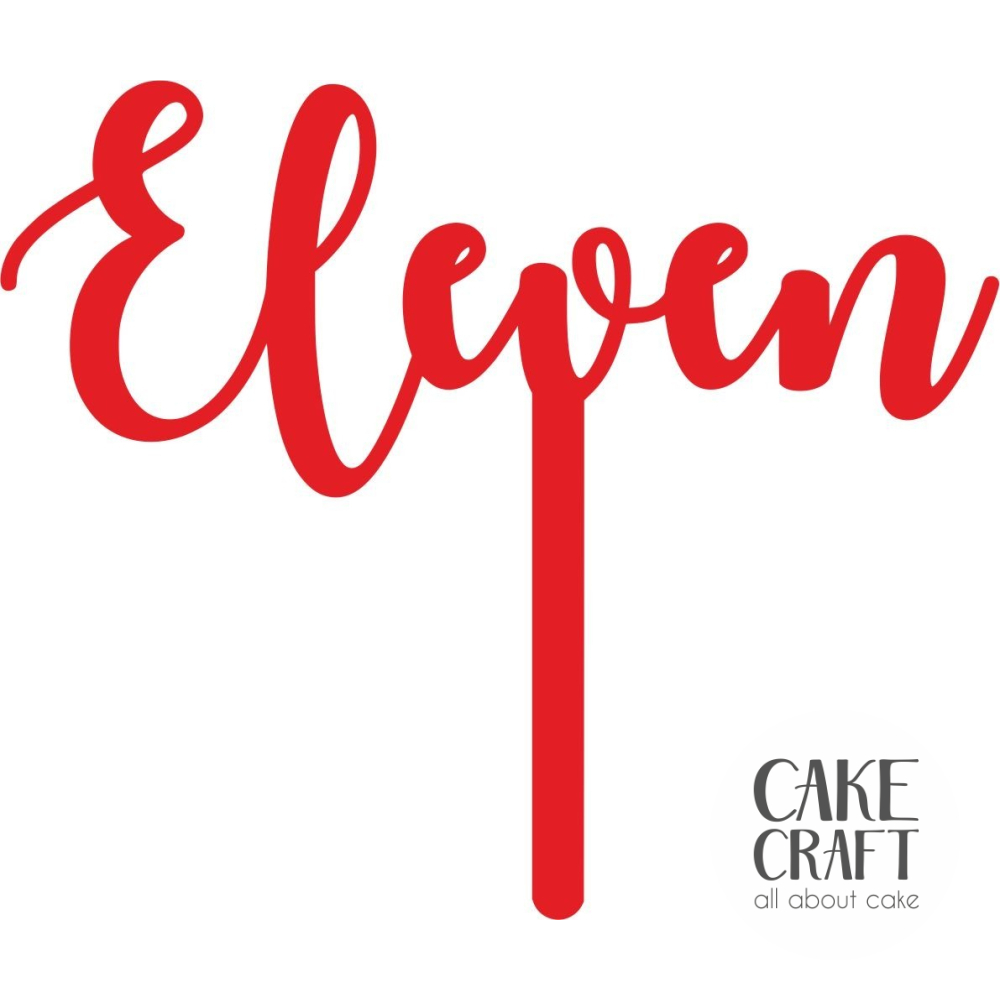 Cake Toppers Νούμερα / Αριθμοί - Cake Topper Eleven