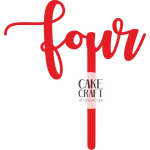 Cake Toppers Νούμερα / Αριθμοί - Cake Topper Four