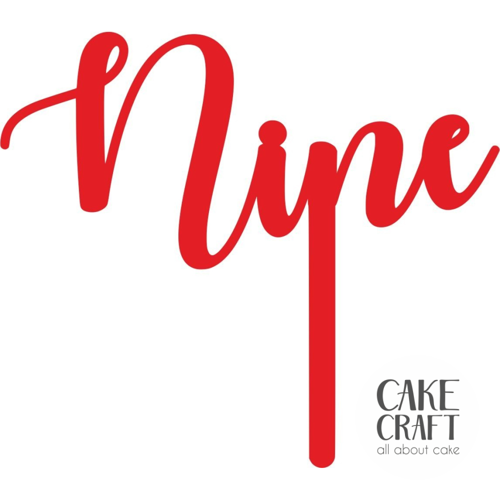 Cake Toppers Νούμερα / Αριθμοί - Cake Topper Nine