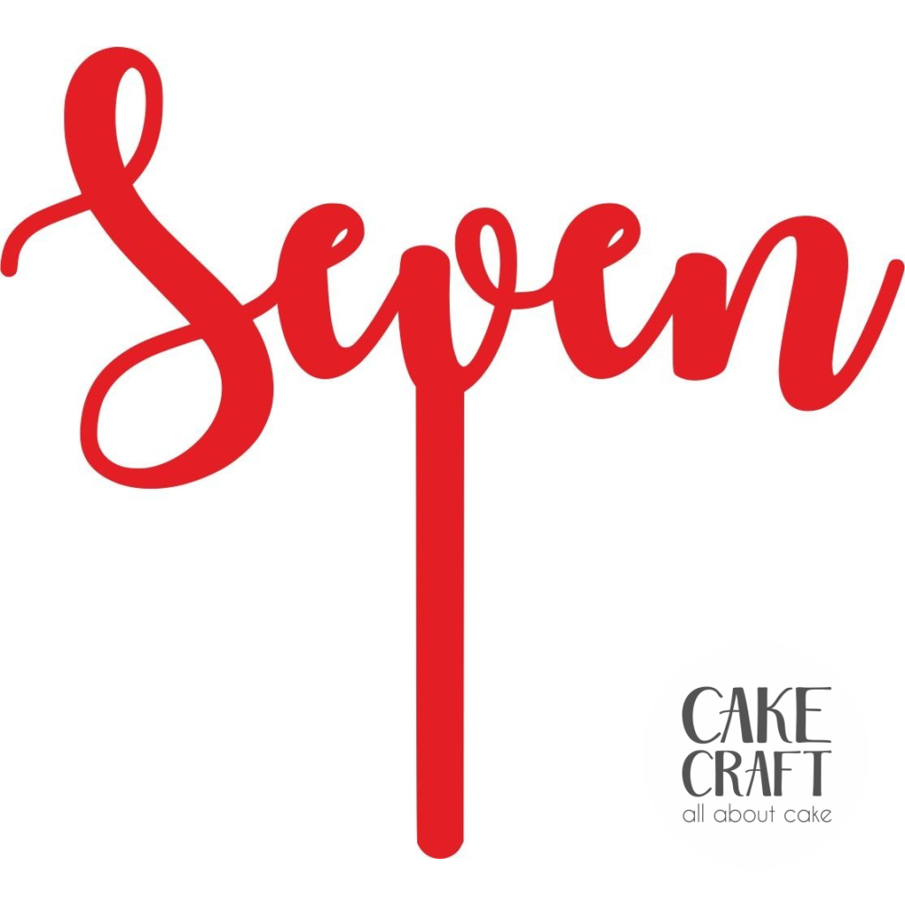 Cake Toppers Νούμερα / Αριθμοί - Cake Topper Seven