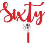 Cake Toppers Νούμερα / Αριθμοί - Cake Topper Sixty