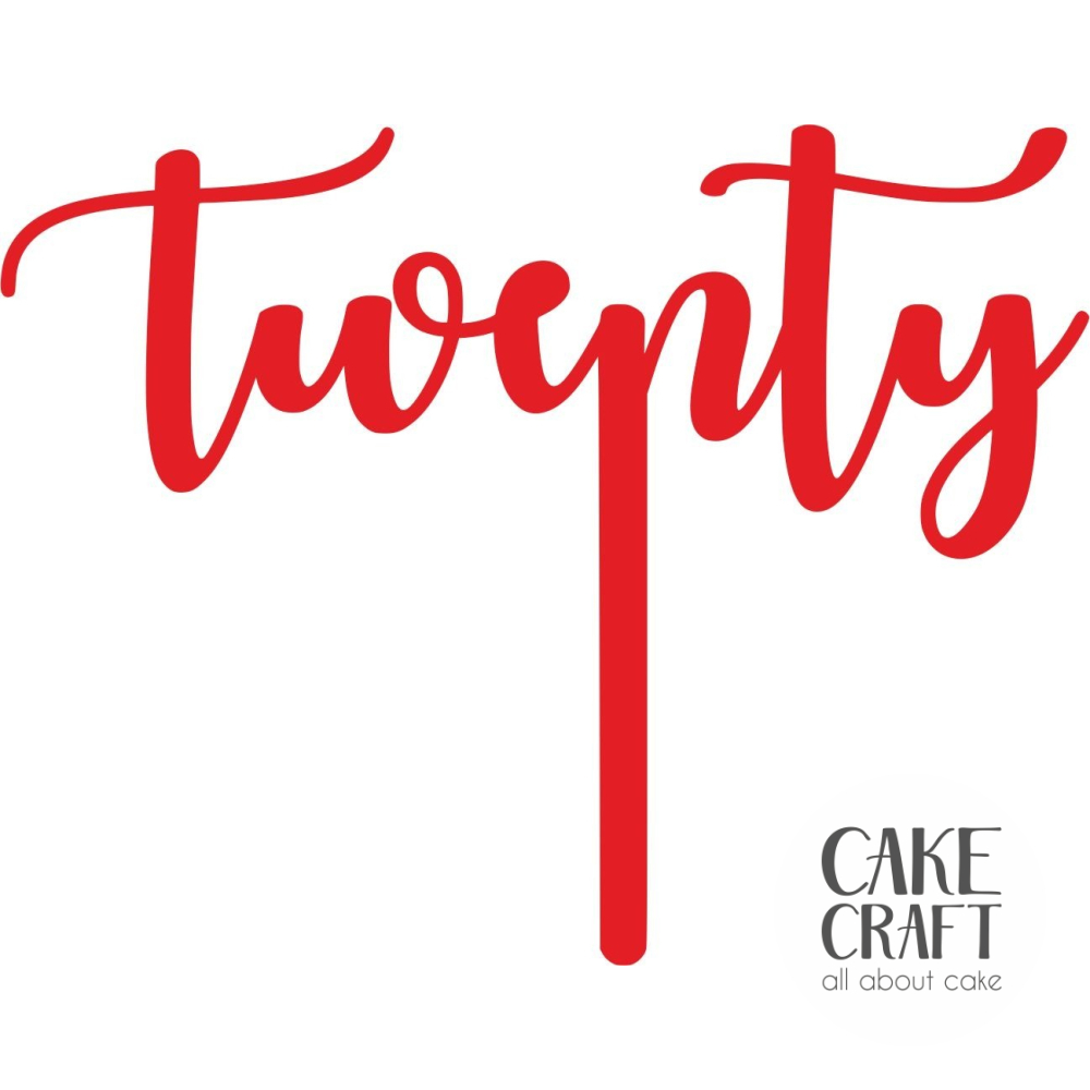 Cake Toppers Νούμερα / Αριθμοί - Cake Topper Twenty