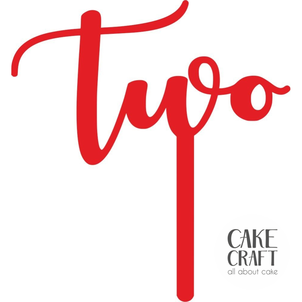 Cake Toppers Νούμερα / Αριθμοί - Cake Topper Two