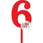 Cake Toppers Νούμερα / Αριθμοί - Cake Topper 6