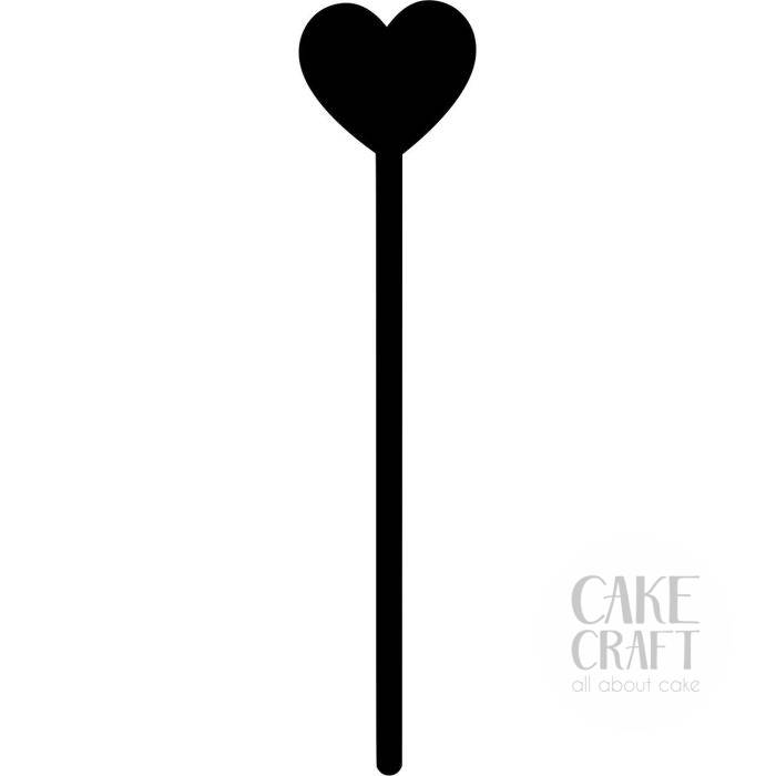 Cake Pop Sticks 12τμχ heart 2