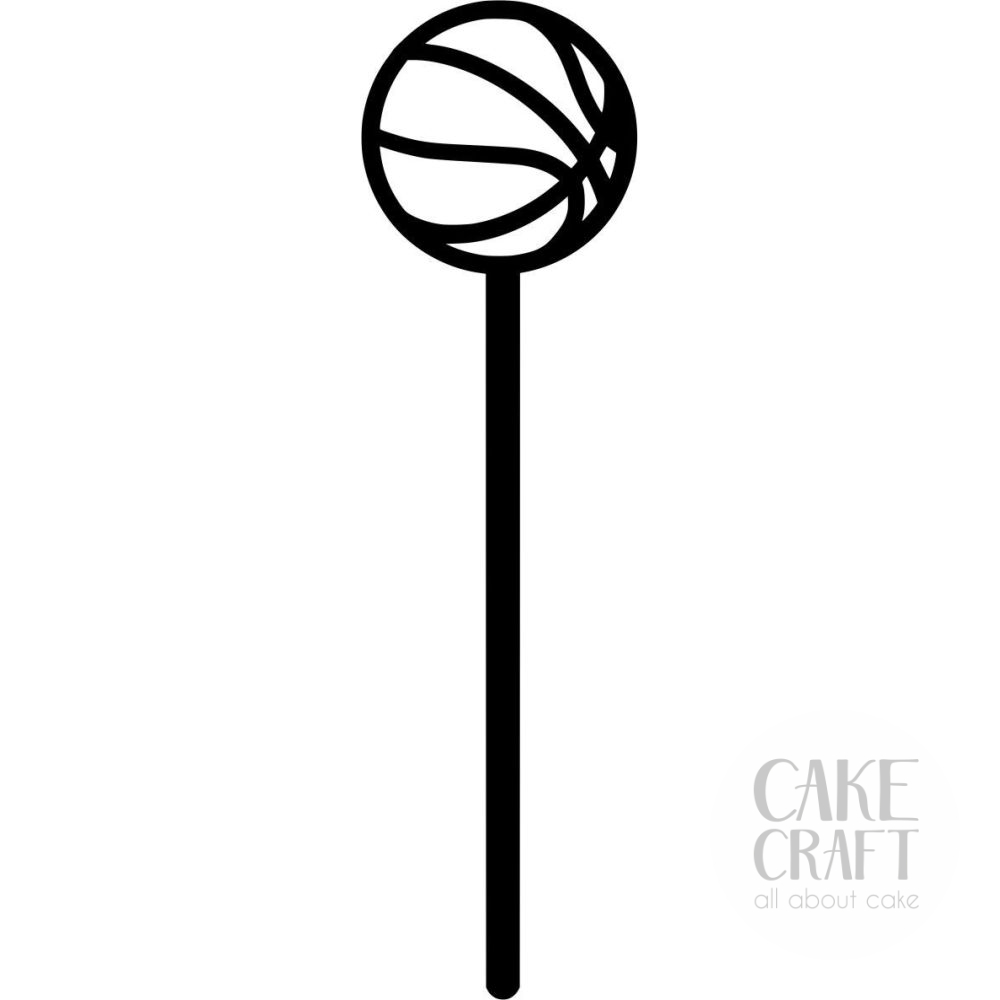 Cake Pop Sticks 12τμχ basketball