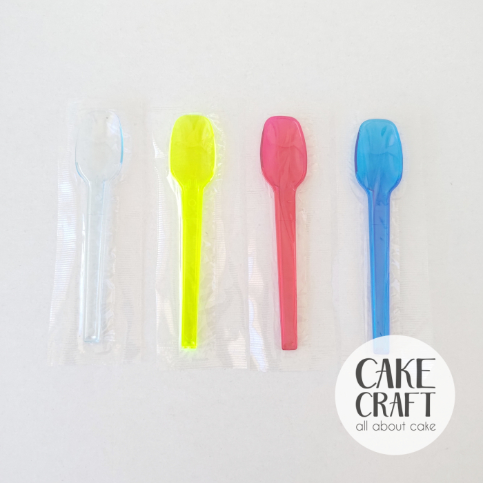 Κουταλάκια - Κουταλάκι συσκευασμένο πολύχρωμο 10,7cm 25τμχ