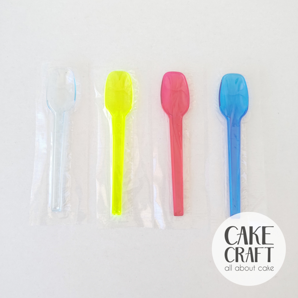 Κουταλάκια - Κουταλάκι συσκευασμένο πολύχρωμο 10,7cm 25τμχ