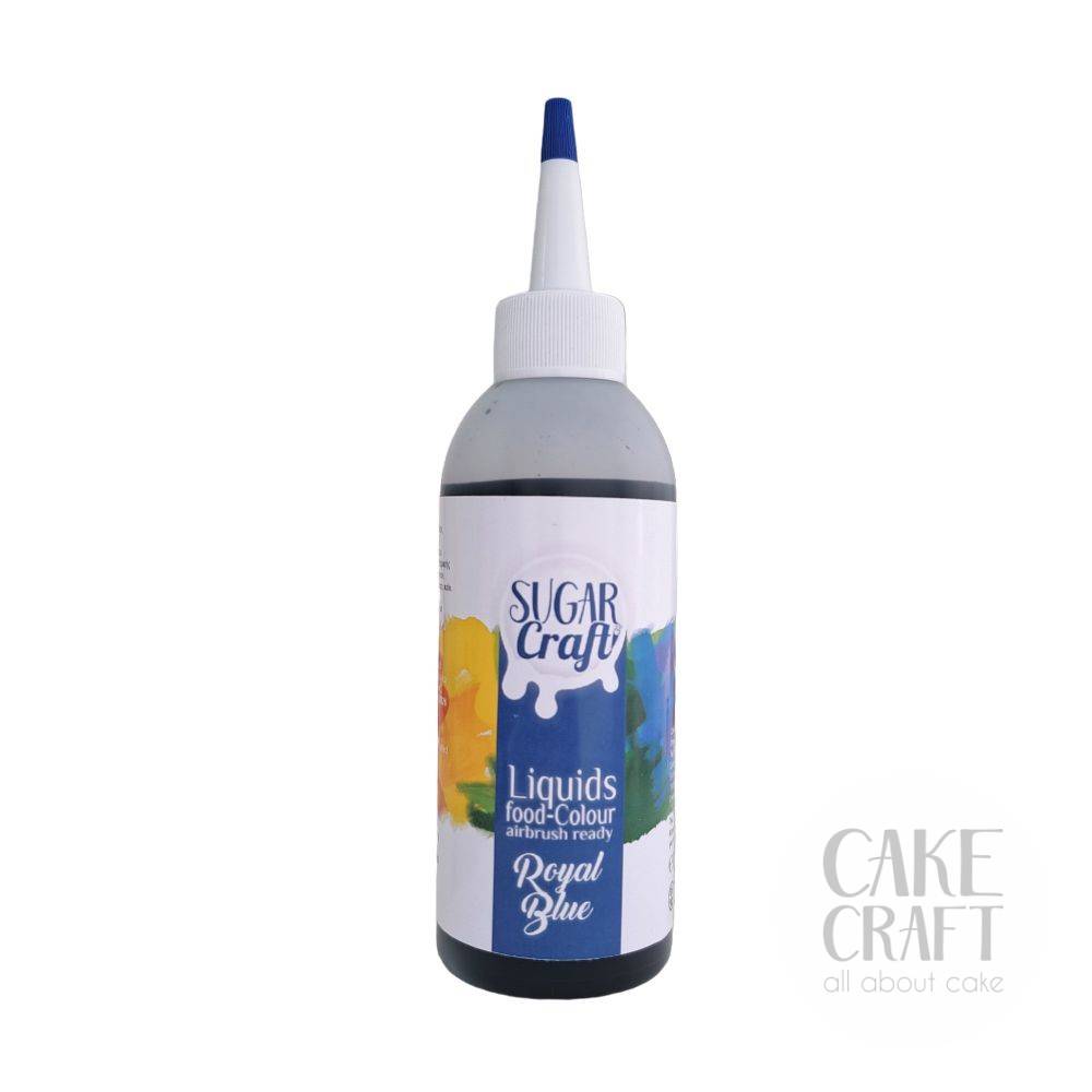 Υγρό Χρώμα Ζαχαροπλαστικής- Αερογράφου SugarCraft - Royal Blue / Βασιλικό Μπλέ 130ml