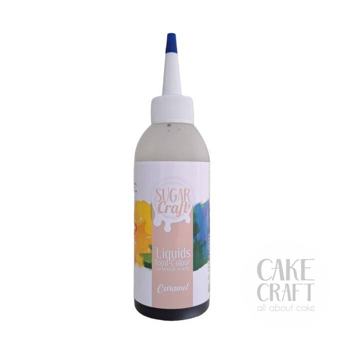 Υγρό Χρώμα Ζαχαροπλαστικής- Αερογράφου SugarCraft - Caramel / Καραμελέ 130ml
