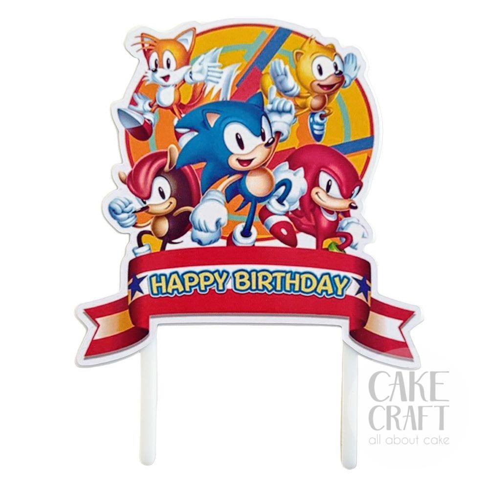 Cake Topper Sonic