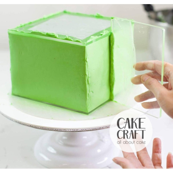 Μορφοποίησης - Τετράγωνες Βάσεις για Επικάλυψη Τούρτας με Γκανάς 2τμχ