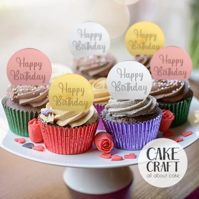 Disc Toppers - Disc Topper Happy Birthday v1 10τμχ
