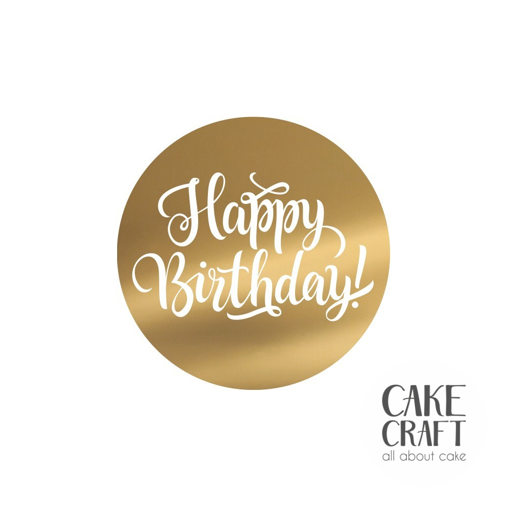 Disc Toppers - Disc Topper Happy Birthday v1 10τμχ