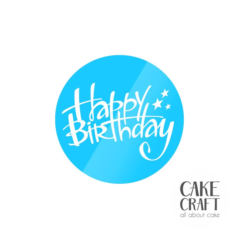 Disc Toppers - Disc Topper Happy Birthday v4 10τμχ