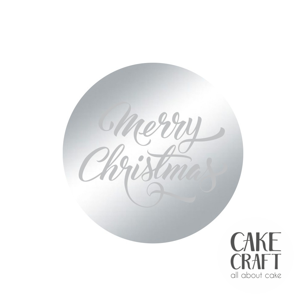 Disc Toppers - Disc Topper Merry Christmas v1 10τμχ
