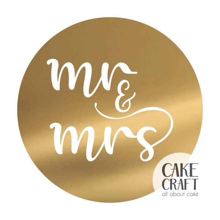 Disc Toppers - Disc Topper Mr and Mrs 10τμχ