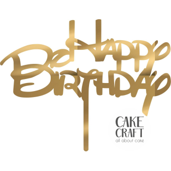 Cake Toppers Γενεθλίων - Cake Topper Happy Birthday 11